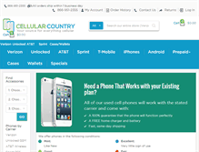 Tablet Screenshot of cellularcountry.com